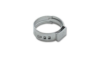 compare product Vibrant One Ear Stepless Pinch Clamps 7.0-8.7mm clamping range (Pack of 10) SS 5mm band width