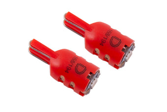 compare product Diode Dynamics 194 LED Bulb HP5 LED - Red Short (Pair)