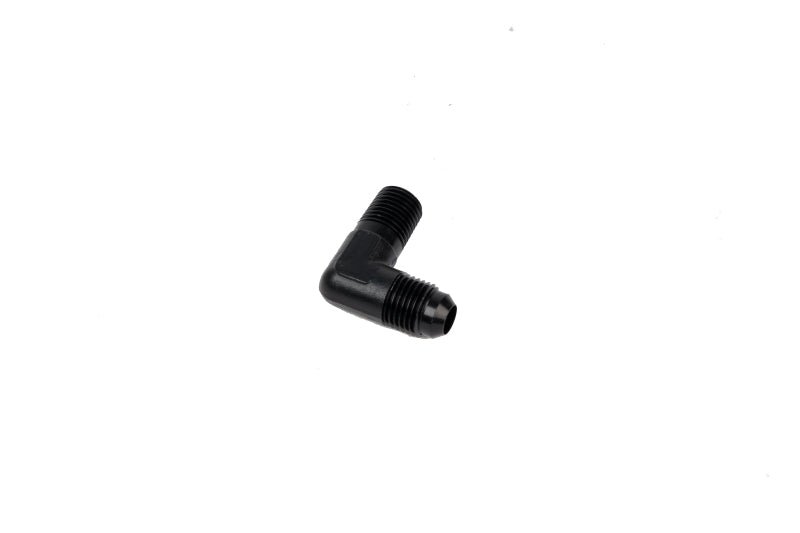 Aeromotive Fitting Elbow 1/4in - MNPT to AN - 06 90 - Deg Black - My Store