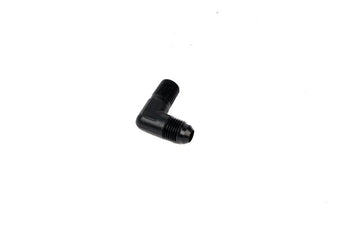 compare product Aeromotive Fitting Elbow 1/4in-MNPT to AN-06 90-Deg Black