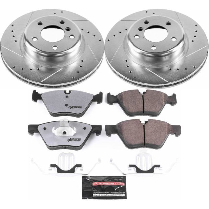 Power Stop 11 - 16 BMW 528i Front Z26 Street Warrior Brake Kit - My Store