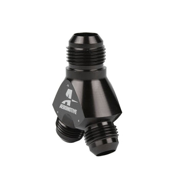compare product Aeromotive Y-Block - AN-10 - 2x AN-08