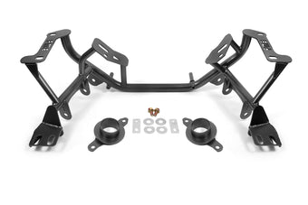 compare product BMR 96-04 Ford Mustang K-Member Standard Version w/ Spring Perches - Black Hammertone
