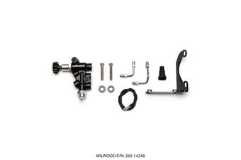 compare product Wilwood Tandem Remote Master Cylinder Mounting Bracket L/H Kit w/ Prop Valve