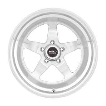 compare product Weld S105 20x8 Ventura 5x127 ET00 BS4.50 Gloss Silver MACH DIA 78.1