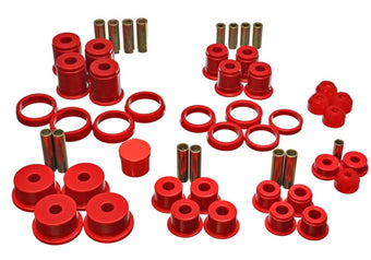compare product Energy Suspension 84-01 Jeep Cherokee/Wagoneer/Comanche Red Hyper-Flex Master Bushing Set