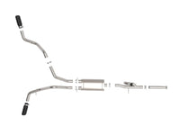 aFe Gemini XV 3in 304 SS Cat - Back Exhaust 09 - 18 GM Trucks V6 - 4.3/V8 - 4.8/5.3L w/ Black Tips - My Store