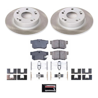 compare product Power Stop 03-07 Honda Accord Rear Semi-Coated Rotor Kit