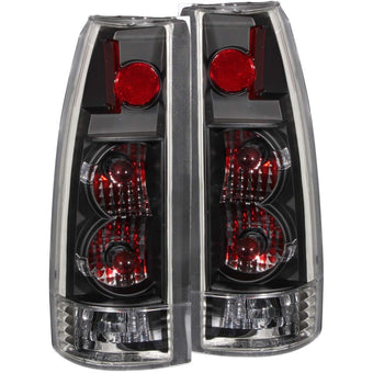 compare product ANZO 1999-2000 Cadillac Escalade Taillights Black - New Gen