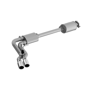 compare product MBRP 15-20 Ford F150 T304 Pre-Axle 4in OD Tips Dual Outlet 3in Cat Back Exhaust