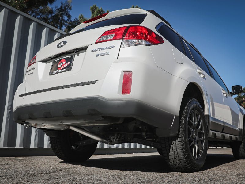 aFe POWER Takeda 2.25 to 2.5in 304SS Cat - Back Exhaust 10 - 14 Subaru Outback H4 - 2.5L - My Store