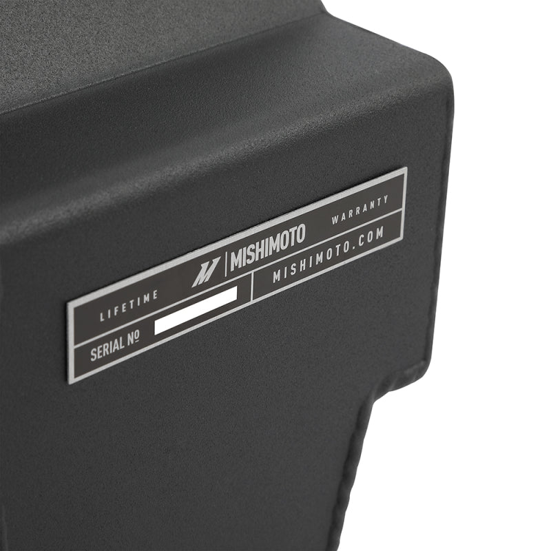 Mishimoto 11 - 19 Ford 6.7L Powerstroke Aluminum Degas Tank - Micro - Wrinkle Black - My Store