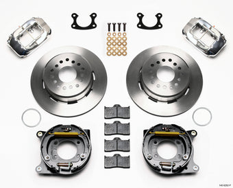 compare product Wilwood Forged Dynalite P/S Park Brake Kit Polish Small Ford 2.50in Offset