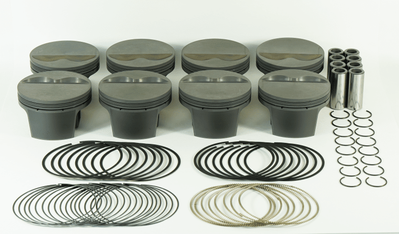 Mahle MS Piston Set SBC 358ci 4.040in Bore 3.480/3.5stk 6.125in Rod .927 Pin - 5cc 10.4 CR Set of 8 - My Store