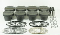 Mahle MS Piston Set SBC 358ci 4.040in Bore 3.480/3.5stk 6.125in Rod .927 Pin - 5cc 10.4 CR Set of 8 - My Store