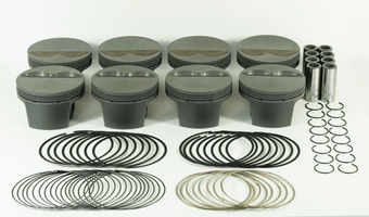 compare product Mahle MS Piston Set SBC 358ci 4.040in Bore 3.480/3.5stk 6.125in Rod .927 Pin -5cc 10.4 CR Set of 8