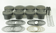 Mahle MS Piston Set SBC 358ci 4.040in Bore 3.480/3.5stk 6.125in Rod .927 Pin - 5cc 10.4 CR Set of 8 - My Store