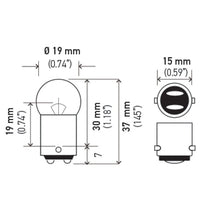 Hella Bulb 90 12V 8W BA15d G6 - My Store