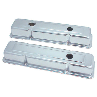 compare product Spectre SB Chevy OEM Valve Cover Set - Chrome
