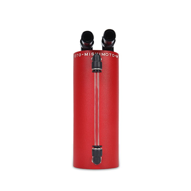 Mishimoto Small Aluminum Oil Catch Can - Wrinkle Red - My Store