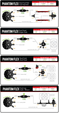 Aeromotive Fuel Pump - Universal - Phantom 450 - 6 - 10in Depth - My Store