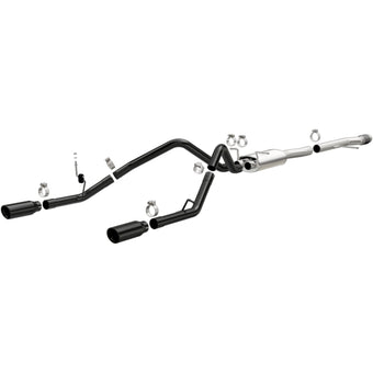compare product MagnaFlow SYS Cat-Back 4in Black Dual Split Rear Tips 14-15 Chevy Silverado/GMC Sierra 4.3L-5.3L