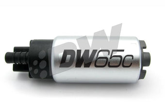 compare product DeatschWerks 265 LPH DW65C Series Compact Fuel Pump w/o Mounting Clips (w/ Universal Install Kit)