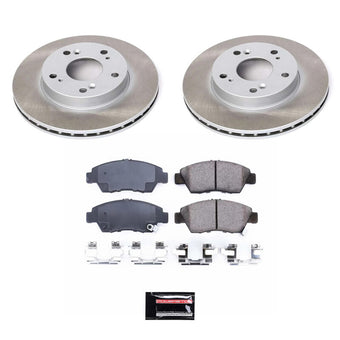 compare product Power Stop 04-05 Honda Civic Front Semi-Coated Rotor Kit