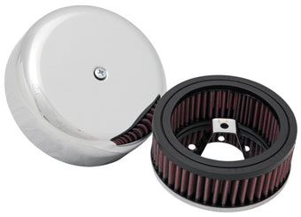 compare product K&N 4in ID / 5.25in OD / 2in H Custom Assembly Filter designed to fit Harley-Davidson Motorcycles