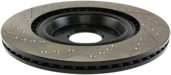 compare product StopTech Slotted & Drilled Sport Brake Rotor