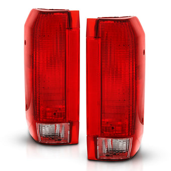 compare product ANZO 1992-1996 Ford Bronco Taillight Red/Clear Lens (OE Replacement)
