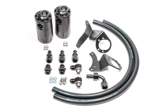 compare product Radium Engineering Dual Catch Can Kit 2011-2014 Mustang GT Fluid Lock
