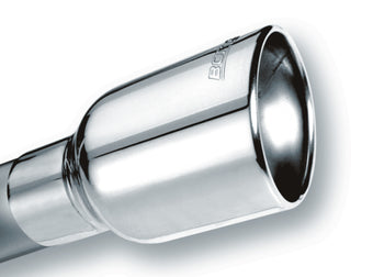 compare product Borla Universal Polished Tip Single Oval Rolled Angle-Cut w/Clamp (inlet 2 1/2in. Outlet 4 1/4 x 3 1