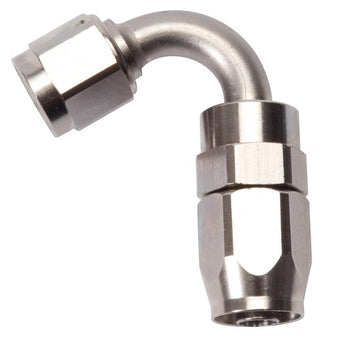 compare product Russell Performance -6 AN Endura 120 Degree Full Flow Swivel Hose End (With 9/16in Radius)