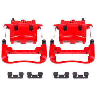 compare product Power Stop 04-06 Infiniti QX56 Front Red Calipers w/Brackets - Pair
