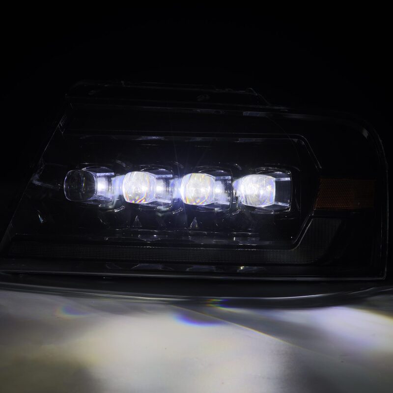 AlphaRex 04 - 08 Ford F - 150 (No 2004 Heritage) NOVA - Series LED Proj HL Chrome w/Actv Light / Seq. Sig - My Store