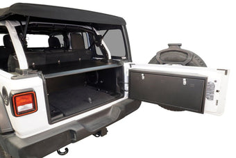 compare product Tuffy Deluxe Enclosure For Jeep Wrangler W/ Subwoofer