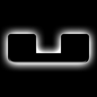 compare product ORACLE Lighting Universal Illuminated LED Letter Badges - Matte Blk Surface Finish - U