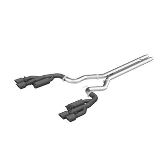 compare product MBRP 18-19 Ford Mustang GT 5.0 3in Cat Back Quad Tip Race Version - Black