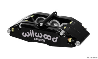 compare product Wilwood Caliper-BNSL6-RH-Black 1.62/1.12/1.12in Pistons 1.10in Disc