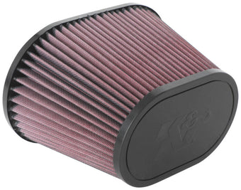 compare product K&N Universal Clamp-On Air Filter 3.5in Flg ID x 8.5x5.25in B OD x 6.25x4in T OD x 5.5in H