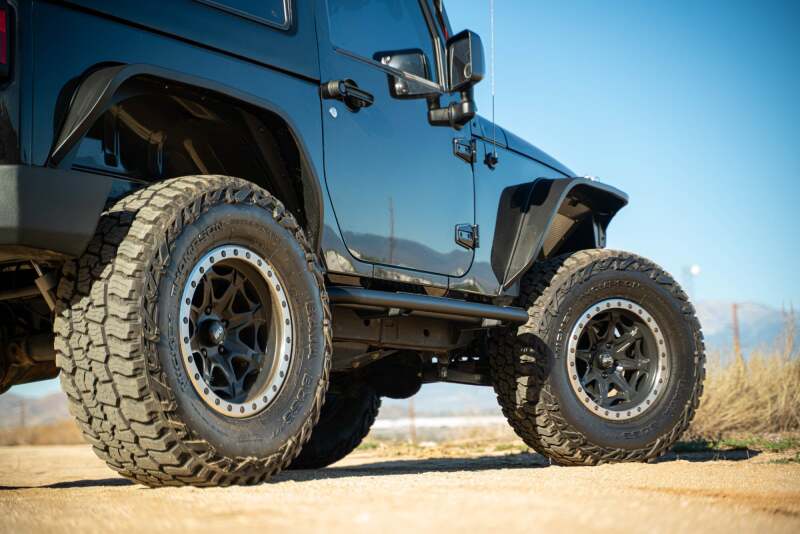 DV8 Offroad 07 - 18 Jeep Wrangler JK 2 Door Body/Pinch Weld Mounted Side Steps - My Store