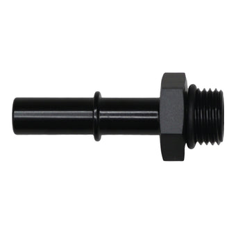 compare product DeatschWerks 6AN ORB Male to 3/8in Male EFI Quick Connect Adapter - Anodized Matte Black