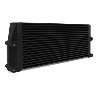 compare product Mishimoto Heavy-Duty Oil Cooler - 17in. Same-Side Outlets - Black