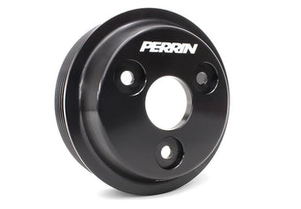 compare product PERRIN 15-21 Subaru WRX / 18-20 Crosstrek / 14-18 FXT Lightweight Water Pump Pulley - Blk