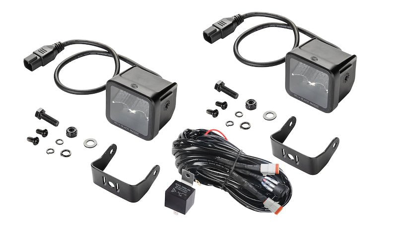 Hella Universal Black Magic 2.7in L.E.D. Cube Kit - Flood Beam - My Store