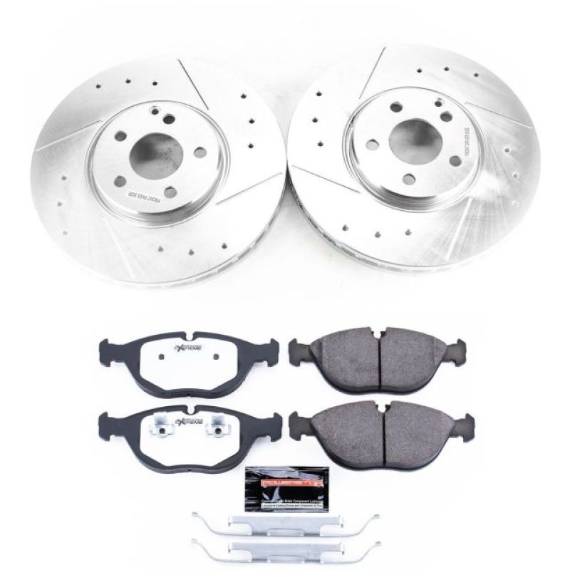Power Stop 04 - 05 Mercedes - Benz E500 Front Z26 Street Warrior Brake Kit - My Store