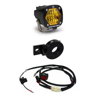 compare product Baja Designs S1 Wide Cornering Electric Start Pit Bike LED Light - Amber