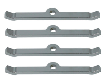 compare product Moroso Chevrolet Small Block Valve Cover Hold Downs - Steel - Chrome Plated - Set of 4