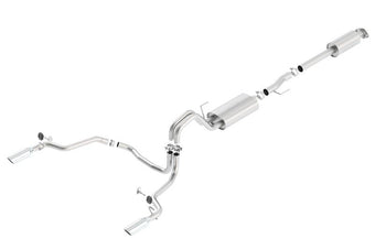 compare product Borla 15-16 Ford F-150 2.7L/3.5L V6 / 5.0L V8 Ext. Cab Std. Bed CB Exh Touring Single Split Rear Ext